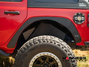 Jeep Wrangler JL Fender Flare Deletes - Textured Black Powder Coat